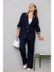 Брючный костюм артикул: М-242 синий от Мублиз - вид 6