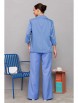 Брючный костюм артикул: М-268 голубой от Мублиз - вид 2
