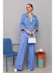 Брючный костюм артикул: М-268 голубой от Мублиз - вид 11