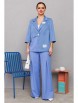 Брючный костюм артикул: М-268 голубой от Мублиз - вид 1