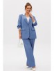 Брючный костюм артикул: М-262 голубой от Мублиз - вид 15
