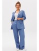 Брючный костюм артикул: М-262 голубой от Мублиз - вид 21
