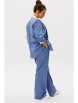 Брючный костюм артикул: М-262 голубой от Мублиз - вид 22