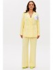 Брючный костюм артикул: М-190 желтый от Мублиз - вид 1
