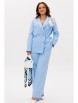 Брючный костюм артикул: М-190 голубой от Мублиз - вид 12
