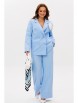 Брючный костюм артикул: М-190 голубой от Мублиз - вид 15