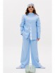 Брючный костюм артикул: М-190 голубой от Мублиз - вид 23