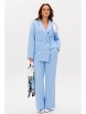 Брючный костюм артикул: М-190 голубой от Мублиз - вид 8