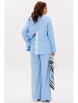 Брючный костюм артикул: М-190 голубой от Мублиз - вид 9