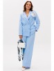 Брючный костюм артикул: М-190 голубой от Мублиз - вид 10
