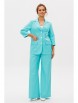 Брючный костюм артикул: М-260 голубой от Мублиз - вид 4
