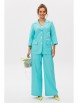 Брючный костюм артикул: М-260 голубой от Мублиз - вид 1