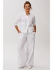 Брючный костюм артикул: М-264 белый от Мублиз - вид 22