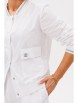 Брючный костюм артикул: М-264 белый от Мублиз - вид 7