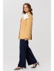 Брючный костюм артикул: М-256 горчица+синий от Мублиз - вид 12