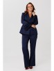 Брючный костюм артикул: М-226 синий от Мублиз - вид 9