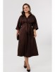 Нарядное платье артикул: М-288 коричневый (шоколад) от Мублиз - вид 13