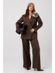 Брючный костюм артикул: М-190 коричневый от Мублиз - вид 15