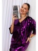 Нарядное платье артикул: М-297 фиолет от Мублиз - вид 27