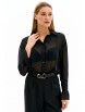 Блузка артикул: 1662 черный от Foxy fox - вид 1