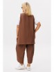 Брючный костюм артикул: М146/3 мокко от OVERYOU - вид 2