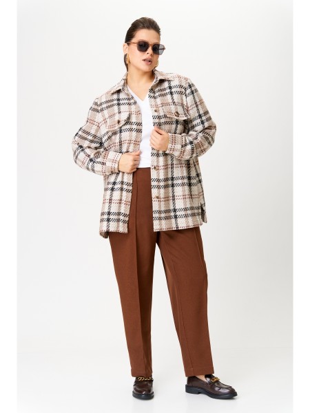 М191 бежевый с ореховым