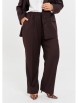 Брючный костюм артикул: М221/1 шоколад от OVERYOU - вид 6