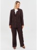 Брючный костюм артикул: М221/1 шоколад от OVERYOU - вид 7