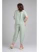 Брючный костюм артикул: 1337/1 светло-зеленый от Мишель Шик - вид 2