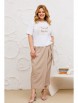 Юбочный костюм артикул: 1376 белый, бежевый от Мишель Шик - вид 9