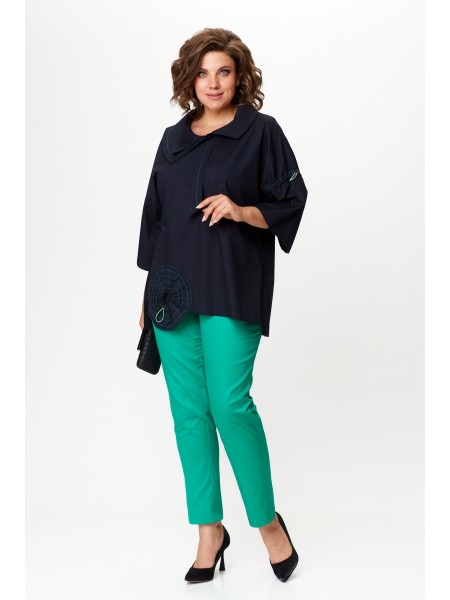 1385 черный, бирюза