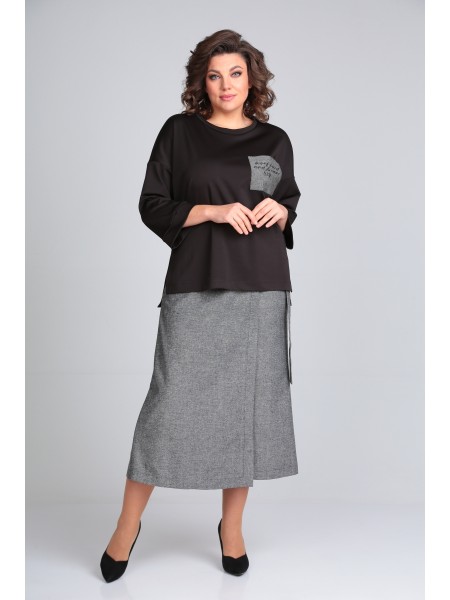 1317/1 черный, темно-серый