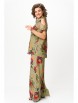 Брючный костюм артикул: 1426 хаки, цветы от Мишель Шик - вид 9