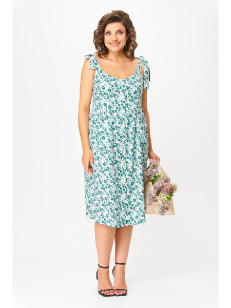 2130 бирюза цветы