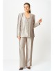 Брючный костюм артикул: 1007/2 молочный от BonnaImage - вид 1