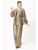 Брючный костюм артикул: 1009/1 бежевый от BonnaImage - вид 9