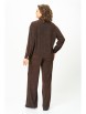 Брючный костюм артикул: 1017/1 коричневый от BonnaImage - вид 2