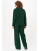 Брючный костюм артикул: 1017/2 зеленый от BonnaImage - вид 2