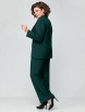 Брючный костюм артикул: 1177 темно-зеленый от МишельСтиль - вид 2