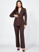 Брючный костюм артикул: 1311 французский кофе от МишельСтиль - вид 3