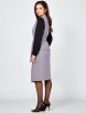 Юбочный костюм артикул: 1302 серый от МишельСтиль - вид 2