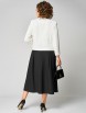 Юбочный костюм артикул: 1323 бело-черный от МишельСтиль - вид 2