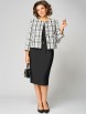 Плательный костюм артикул: 1324 черно-белый от МишельСтиль - вид 11