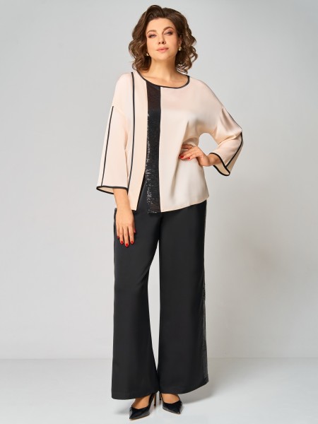 1327 кремово-черный