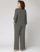 Брючный костюм артикул: 1342 оливково-серый от МишельСтиль - вид 2