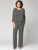 Брючный костюм артикул: 1342 оливково-серый от МишельСтиль - вид 5