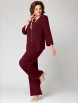 Брючный костюм артикул: 1342 винный от МишельСтиль - вид 5