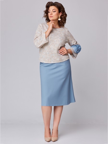 1210-1 бежево-голубой