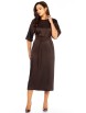Нарядное платье артикул: 1341 шоколад от МишельСтиль - вид 9
