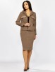 Юбочный костюм артикул: 1334 бежевый от МишельСтиль - вид 9